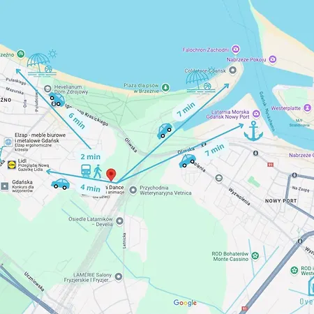 Homestay Coral - 1 Km To Baltic Sea & 15 Minutes To Old Town Gdansk