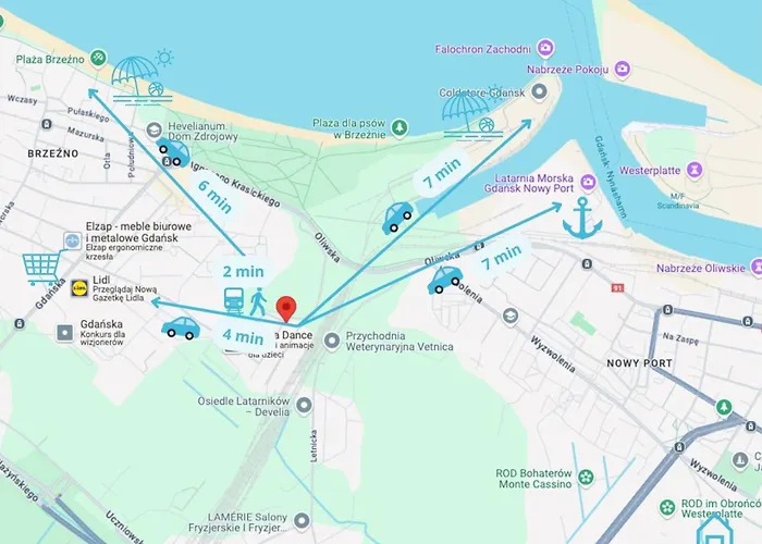 Pansiyon Coral - 1 Km To Baltic Sea & 15 Minutes To Old Town Gdansk
